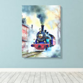 impression de toile étirée (Insitu (Plancher de Bois))