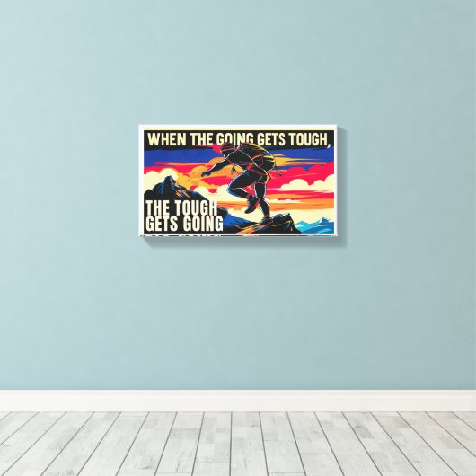 Impression de toile étirée (Insitu (Plancher de Bois))