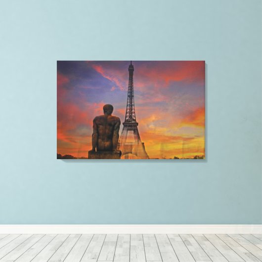 Impression de toile étirée (Insitu (Plancher de Bois))