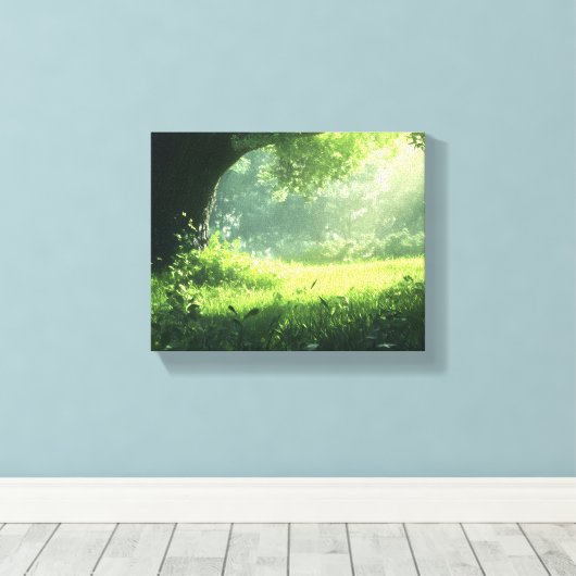 Impression de toile étirée (Insitu (Plancher de Bois))