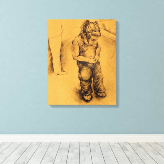 Impression de toile étirée (Insitu (Plancher de Bois))