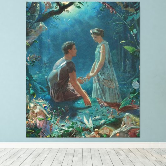 Impression de toile étirée (Insitu (Plancher de Bois))