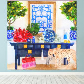 Impression de toile étirée (Insitu (Plancher de Bois))