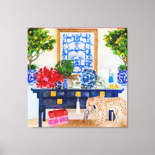 Impression de toile étirée