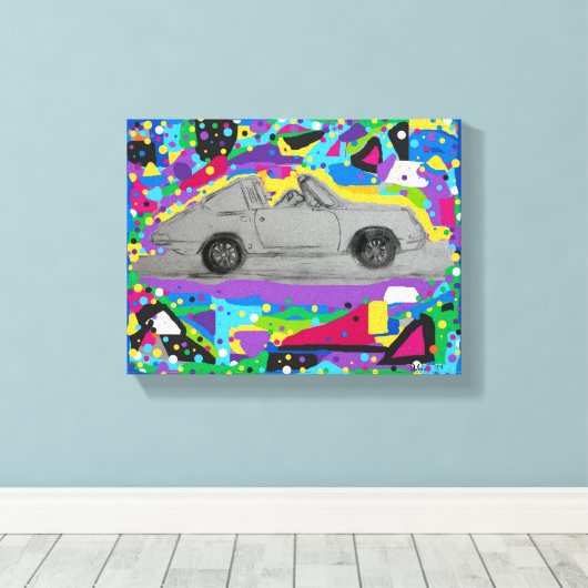 Impression de toile étirée (Insitu (Plancher de Bois))