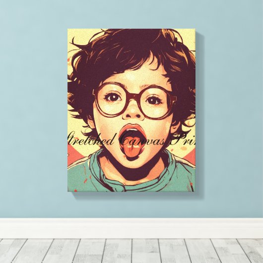 Impression de toile étirée (Insitu (Plancher de Bois))