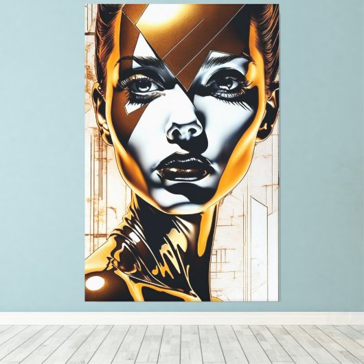 Impression de toile étirée (Insitu (Plancher de Bois))