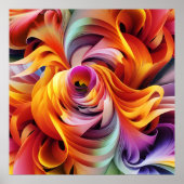 Impression de toile étirée ABSTRAITE (Devant)