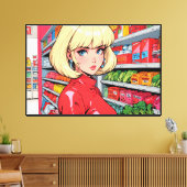 Impression de toile étirée Anime (Insitu(Salon))