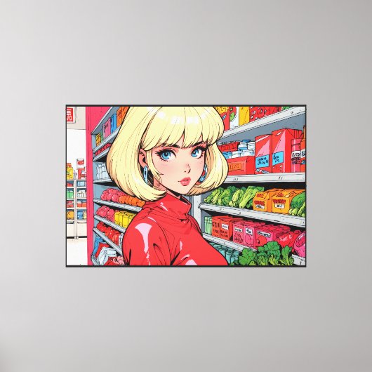 Impression de toile étirée Anime (Recto)