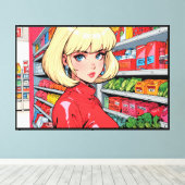 Impression de toile étirée Anime (Insitu (Plancher de Bois))
