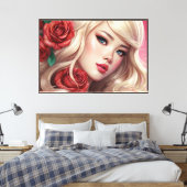 Impression de toile étirée Anime (Insitu(Chambre))
