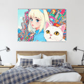 Impression de toile étirée Anime (Insitu(Chambre))