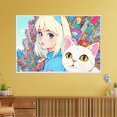 Impression de toile étirée Anime (Insitu(Salon))