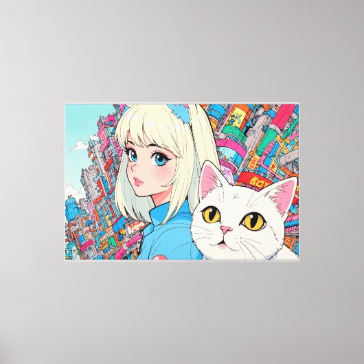 Impression de toile étirée Anime (Recto)