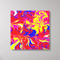 Impression de toile étirée couleur