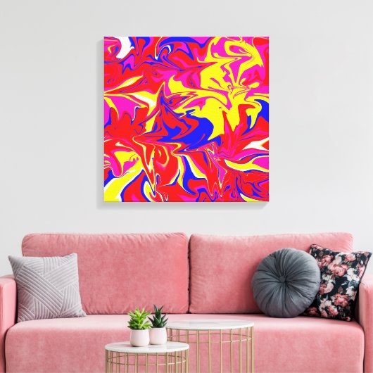 Impression de toile étirée couleur (Insitu(Salon))