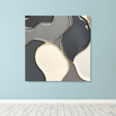 Impression de toile étirée dans un graphique éléga (Insitu (Plancher de Bois))