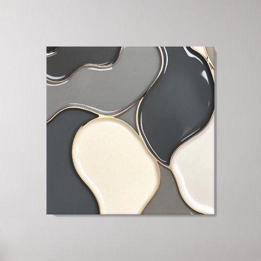 Impression de toile étirée dans un graphique éléga (Recto)