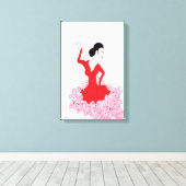 Impression de toile étirée : Danseur espagnol (Insitu (Plancher de Bois))
