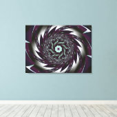 Impression de toile étirée d'art spiral (Insitu (Plancher de Bois))