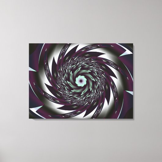 Impression de toile étirée d'art spiral (Recto)