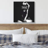 Impression de toile étirée de la Panthère noire (Insitu(Chambre))