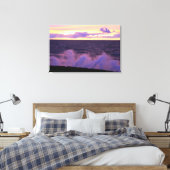 Impression de toile étirée de vague de coucher de (Insitu(Chambre))