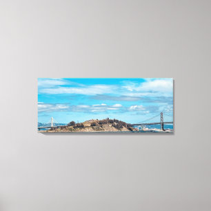 Impression de toile étirée du pont Bay