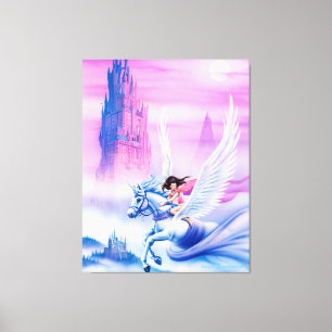 Impression de toile étirée géante princesse Unicor