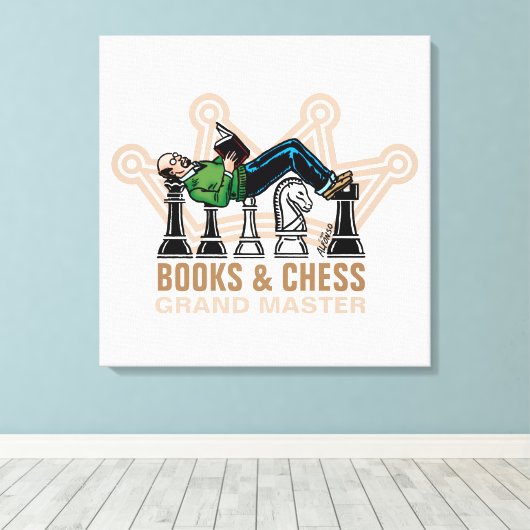 Impression de toile étirée Grand Maître (Insitu (Plancher de Bois))