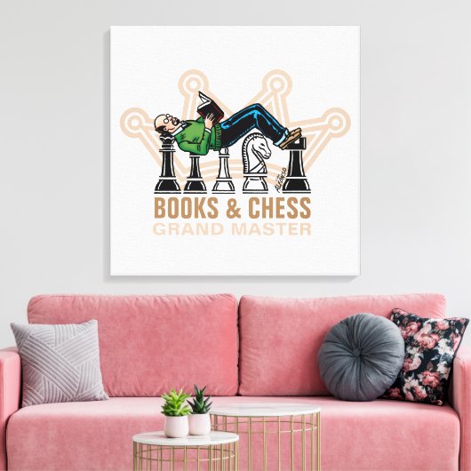 Impression de toile étirée Grand Maître (Insitu(Salon))