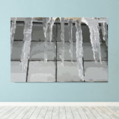 Impression de toile étirée Icicle (Insitu (Plancher de Bois))