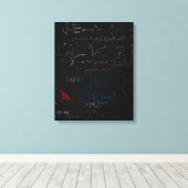 Impression de toile étirée mathématique (Insitu (Plancher de Bois))