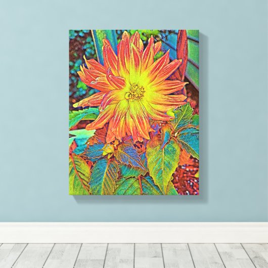 Impression de toile étirée multimédia mixte (Insitu (Plancher de Bois))