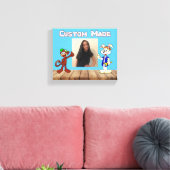 Impression de toile étirée personnalisée (Insitu(Salon))