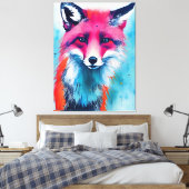 Impression de toile étirée Red Fox (Insitu(Chambre))