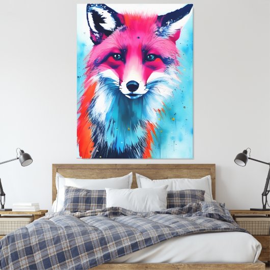 Impression de toile étirée Red Fox (Insitu(Chambre))