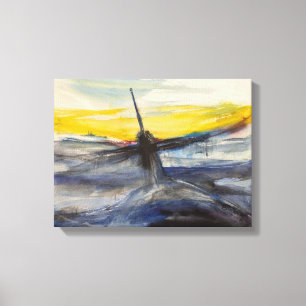 Impression de toile étirée sous-marine