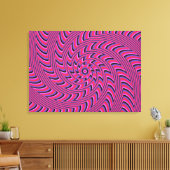 Impression de toile étirée spirale (Insitu(Salon))