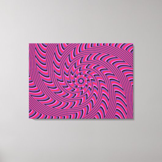 Impression de toile étirée spirale (Recto)