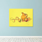 Impression de toile étirée '#STL-3d' (Insitu (Plancher de Bois))