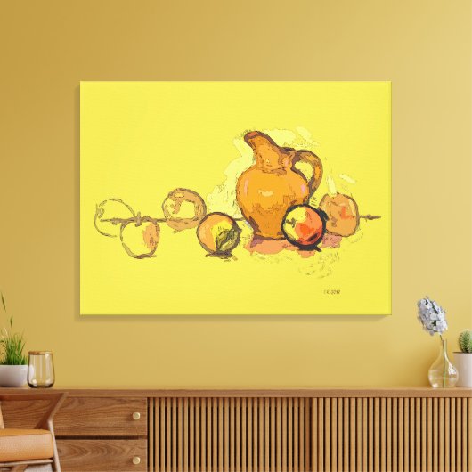 Impression de toile étirée '#STL-3d' (Insitu(Salon))