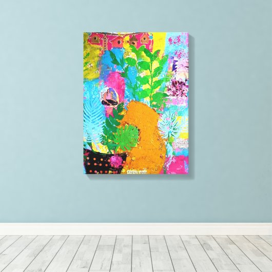 Impression de toile étirée Tranquillité (Insitu (Plancher de Bois))