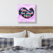 Impression De Toile Étitrée De La Vague De Passage (Insitu(Chambre))