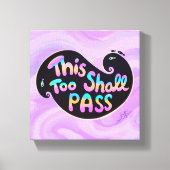 Impression De Toile Étitrée De La Vague De Passage (Recto)