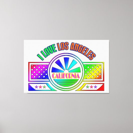 Impression de toile "Fest Los Angeles" (Recto)