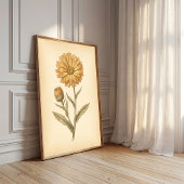 Impression de toile Fleur de Calendula