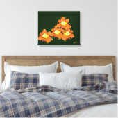 Impression de toile : Fleurs de lumière, dans l'ob (Insitu(Chambre))