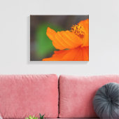Impression de toile florale orange (Insitu(Salon))